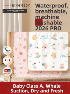 EINGMEDYFRESH | Tấm Lót Cho Bé Chống Thấm Hơi Thoáng Khí Giặt Được Kích Cỡ Lớn