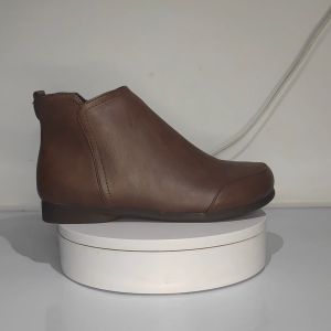 Bernapas Nyaman Murah Korea Cantik Kulit Sepatu Boots Wanita Hak Tinggi Cewek Resleting Casual Formal Karet Kerja Kuliah 235