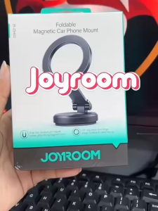 Joyroom ZS403 Foldable Magnetic Car Mount | Al-Alloy 270° Boleh Lipat | 360° Putar | Strong N52 Magnet | Dash & Console Mount