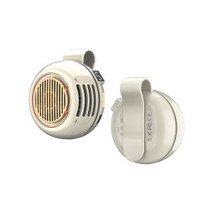 Quạt Điện Mini Không Cánh Êm Ái Di Động Điều Chỉnh 3 Tốc Độ Kẹp Áo/đeo Eo Dùng Ngoài Trời Gió Tự Nhiên Sử Dụng Nguồn USB
