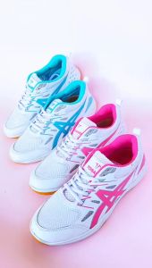 TOSANT - sepatu olahraga bulutangkis pria wanita Pink Tosca 35-40 Badminton Shoes SBR 103T