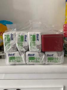 Tisu see u multipurpose Pop up 150 sheet - PAKET 6 PCS PERTENTENG FREE KOTAK