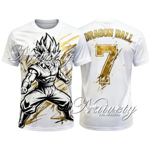 Bandai | 2026Summer Vintage Dragon Ball Son Goku Graffiti Print High Quality Quick Dry T-Shirt Mens Breathable Athletic Short Sleeve Top