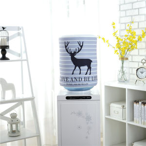 Water Dispenser Cover Dust Cover Nordic Style Elastic Fabric Simple Modern 34*28cm
