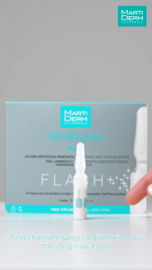 Serum dưỡng ẩm hỗ trợ sáng da và hỗ trợ giảm nếp nhăn MartiDerm The Originals Flash