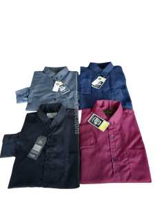 Kemeja Pria Lengan Panjang Kemeja Polos