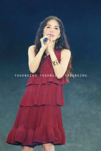 Ella YAGONGZHU Red Off-Shoulder Dress Womens Summer Gauze Skirt Style Other Fabric Other Sleeveless Regular Thickness