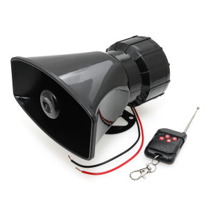 RYSJM | Auto Modification Part Multi-tone 7 Sounds 130dB Horn 12V Car Electronic Siren Alarm Horn Powerful Fire Warning Loudspeaker