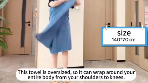 【Daily Suki Store】Big Size Japanese Style Bath Towel-Ultra Soft & Super Absorbent Microfiber | Fast Drying for Adults Travel Gym & Home (Lightweight & Lint-Free)