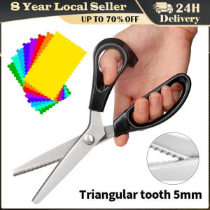 Tailors Scissors: Crafting with Dressmaking Zig Zag Cut & Stainless Steel Pinking Scissors