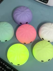 Bandai | Hot Sale Colorful Aesthetic LED Dumpling: Glowing Toy Realistic Food Ornament PVC Solid Gel Sensory Toy Gifts