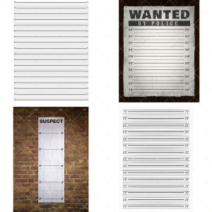 Striped Police Up Line Bachelorette Party Backdrop Decorations Mugshot Banner Background Birthday Anniversary Deco Supplies
