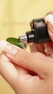 HIENA Waterproof Mini LCD Electric Nose Hair Trimmer with Digital Display and 360° Rotating Head