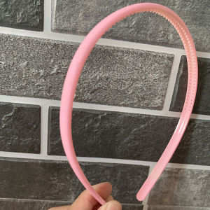 Best Selling Thin Edges Hair Accessories Headband Simple Japanese and Korean Sweet Candy Color Plastic Face Washing Fresh Toothed Solid Color Head Hoop