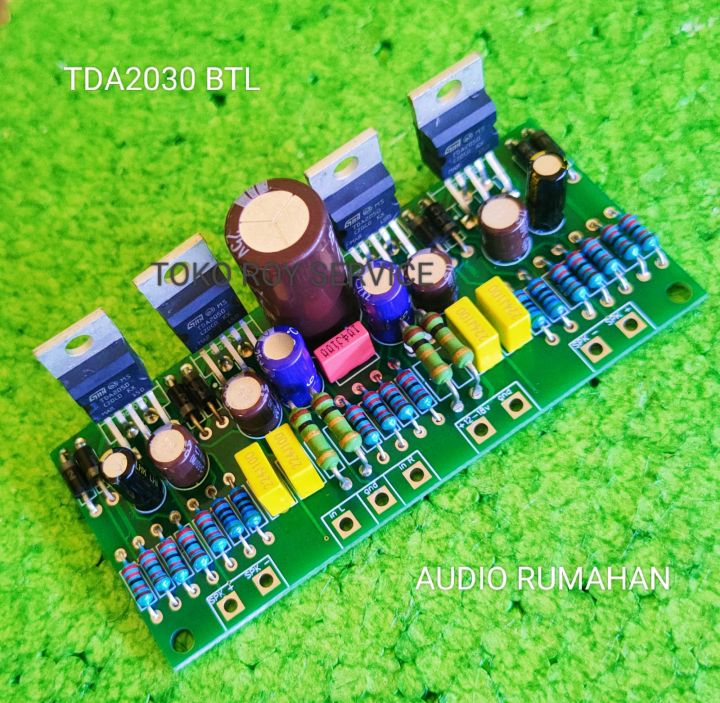 Kit Driver TDA2030 BTL Stereo Audio Rumahan / Kit Driver Power