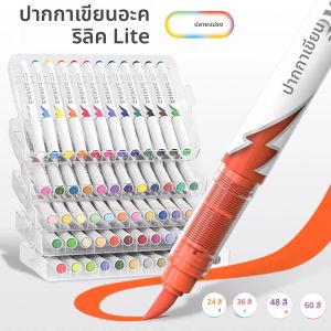 ชุดปากกาอะคริลิค ปากกาหัวพู่กันอะคริลิคสำหรับระบายสีแก้ว เซรามิก ผ้าใบ หิน งานฝีมือ DIY อุปกรณ์ศิลปะ