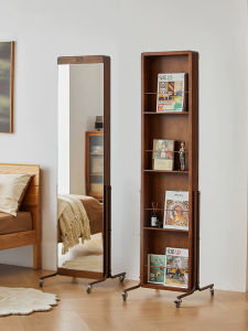 NALANDUOHAO | Vintage Adjustable Moveable Full Length Dressing Mirror