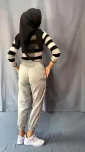 100 RIBU DAPAT 4 Celana Jogger Sweatpants Pria dan Wanita