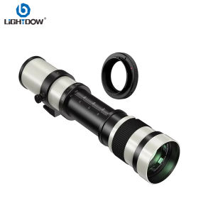 Lightdow 420-800mm f/8.3-16 Manual Telephoto Zoom Lens for Canon RF Canon EF  Nikon F Nikon Z Sony A Sony E Mount Camera