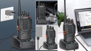 Baofeng BF 888S set of 4 Walkie Talkie Portable Two Way Radio UHF Transceiver