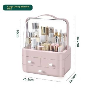 MEIZHUFU | Dustproof Large Capacity Cosmetic Storage Box