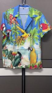 2023 Summer Loose Breathable 3d Print Trendy Cool Fashion Hawaiian Shirts Beach Party Tops Short Sleeves Mens 6XL