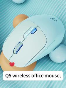 EWEADN | EWEADN Q5 Dual Mode Wireless Mouse Battery Display Silent Click Type-C Rechargeable 3-Speed DPI Ergonomic Mice for PC/Mac/Laptop