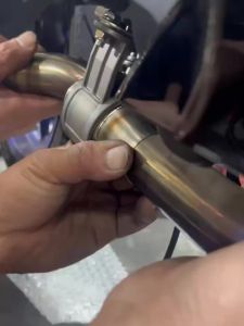 Stainless Steel Electric Exhaust Control Valve Electric Valve Unit Button 51/60/63/70/76MM Control Valv
