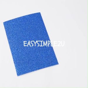 A4 10pcs/pack 2mm (Random Color) Glitter Shiny EVA Sponge Art Craft Foam Sheet School Cutting Stencil Glue Self-Adhesive