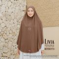 Khimar Livia Size XL By Arafa Hijab - Khimar Non Pad Jersey Bergo Jersey Khimar Daily. 