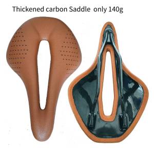 Bicycle Saddle Thickening Ultralight Carbon EVA Saddle 245x155mm Bike Seating for MTB Gravel Road Bike Seat Cycling Parts