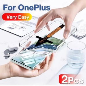 2Pcs For OnePlus 13 12 11 12r 11r 10 9 Ace 3 2 Pro One Plus 1+ Toughened Glass Screen Protector Protective With Install Kit