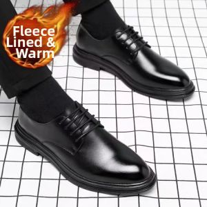 JIFANPAUL | Leather Business Dress Shoes Autumn Breathable Height Increasing