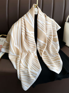 Khăn Choàng Lụa Thời Trang Đa Năng Phong Cách Hàn Quốc 90cm Chống Nắng Khăn Choàng Khăn Quàng Cổ Khăn Choàng Đầu Phụ Kiện Mùa Hè Cho Nữ