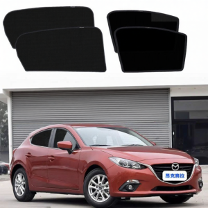 XUSEN | Sun Protection Insulation Magnetic Net Curtains for Mazda 3 Axela