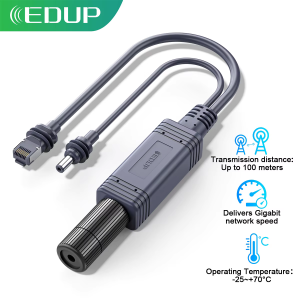 EDUP | EDUP SK0076 100W Isolated Gigabit POE Splitter for StarLink Mini Dishy with RJ45 Interface High Speed 1000Mbps Steady Output