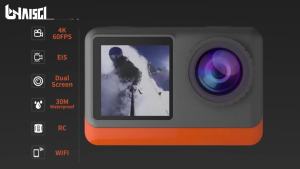 [SG] LONAISCI M80TR 4K Vlog Action Camera 60FPS Video Recording Anti-Shake Dual Screen 170° Ultra wide-angle WIFI Waterpfoof Outdoor Cycling Go Pro Sport Camera Vlog Recording Camera 户外运动相机