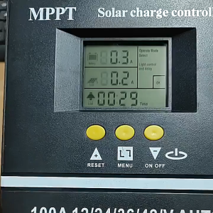 MPPT Solar Charge Controller 30A/ 60A/80A/100A 12V 24V 36V 48V with LCD Screen AUTO Battery Charger