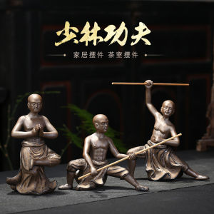 Ceramic Buddha Statue Creative Decorative Figure for Tea House Decor Minimalist Design Ideal for Living Room and Bookroom Decoration