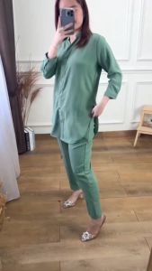 HANA SET CRINKLE AIRFLOW - SETELAN WANITA FULL KANCONG