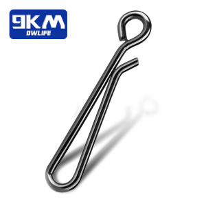50-100Pcs Stainless Steel Fast Fishing Swivel Snap Clips Quick Lock Hook Link Clips Rigging Connector for Saltwater Lures