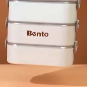 กล่องข้าว เก็บอุณหภูมิ 304 กล่องข้าวสเตนเลส 1700ml กระปุกข้าว ปิ่นโตเก็บอุณหภูมิ มีฉนวนกันความร้อน เข้าไมโครเวฟได้