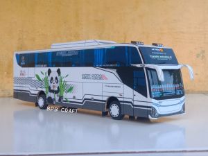 Miniatur bus baik rasa kids panda