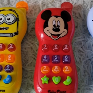 Cartoon Phone With 12 Music & Light For Kids