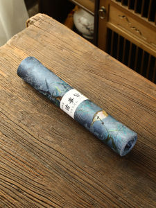 New Chinese Style Embroidered Waterproof Tea Mat Rectangular Satin Surface Tea Table Flag Home Decor Tablecloth Art