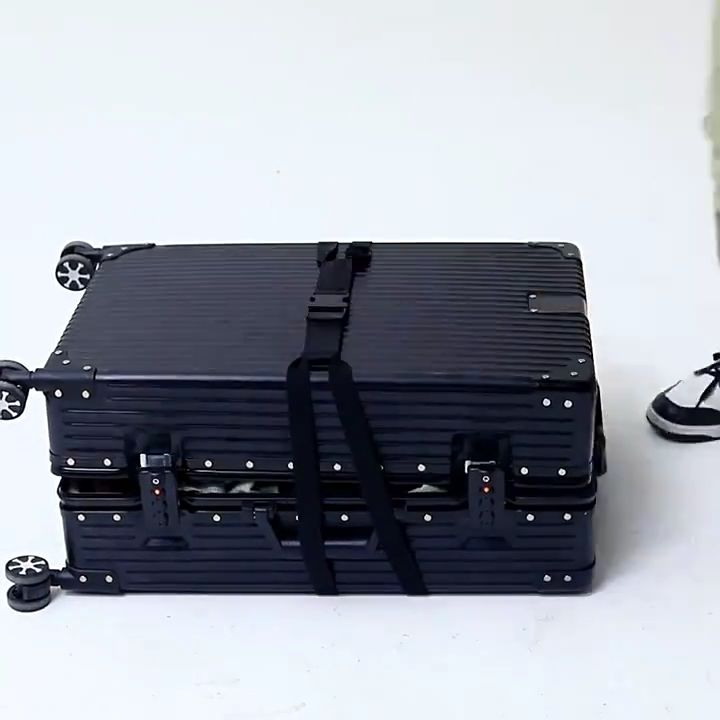 [Ship in 24 hours] Adjustable Anti-lost luggage Belt Strap Travel Suitcase Accessories Packing Belt Luggage Buckle Strap