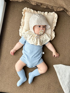 Summer Newborn Pure Color Short Sleeve Onesie