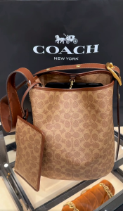 Origina bag Ladies BLEECKER 28 Bucket Bag Crossbody Bag CCT55
