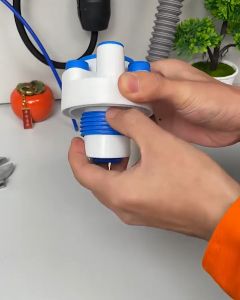 Konektor Pipa Pembuangan Dapur Hemat Ruang Anti Bau Anti Kecoa