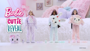 [BLIND BOX!] Barbie Cutie Reveal Doll & Accessories Cuddly Series Lamb With 10 Surprises (JJP66)